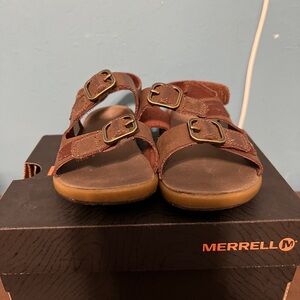Merrell Brown Strap Sandals